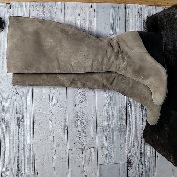 Cole Haan Shoes - Cole Haan x Nike Air Cora Suede Wedge Boots